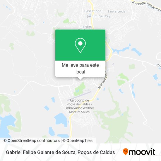 Gabriel Felipe Galante de Souza mapa