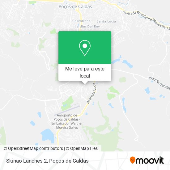 Skinao Lanches 2 mapa