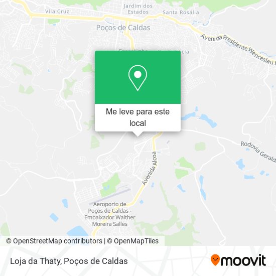 Loja da Thaty mapa