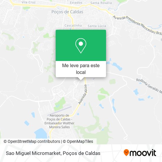 Sao Miguel Micromarket mapa