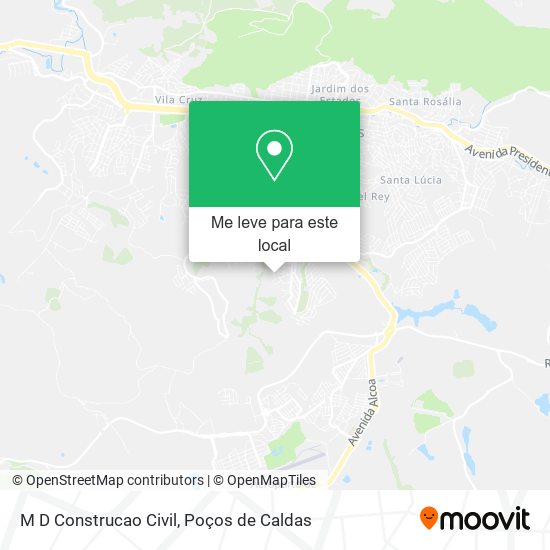 M D Construcao Civil mapa