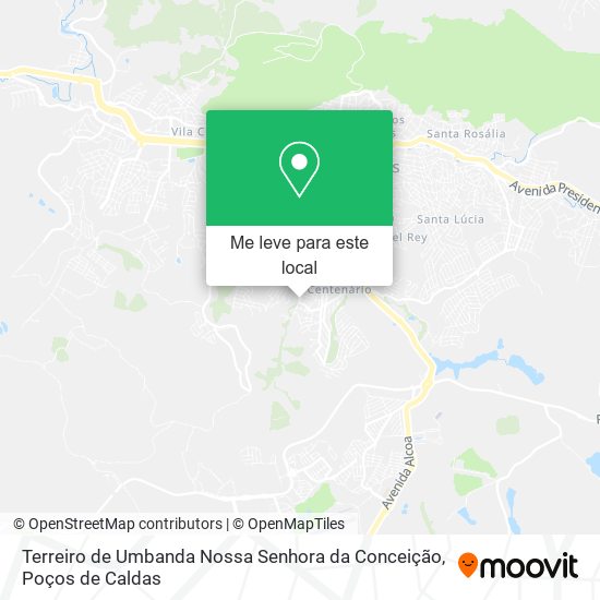 Terreiro de Umbanda Nossa Senhora da Conceição mapa