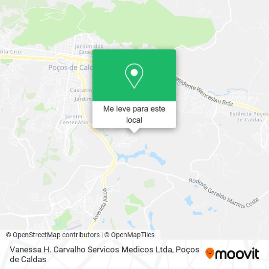 Vanessa H. Carvalho Servicos Medicos Ltda mapa