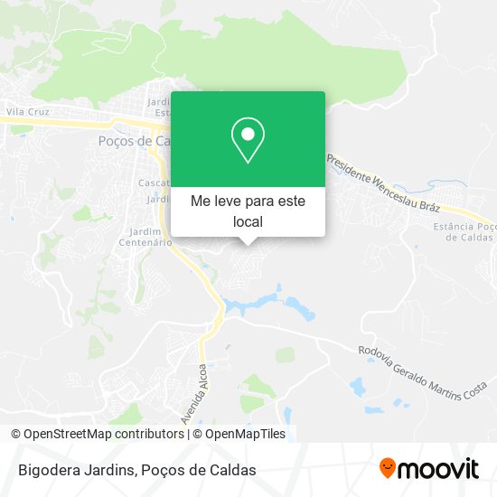 Bigodera Jardins mapa
