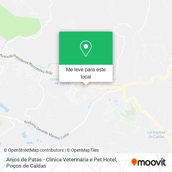 Anjos de Patas - Clínica Veterinária e Pet Hotel mapa