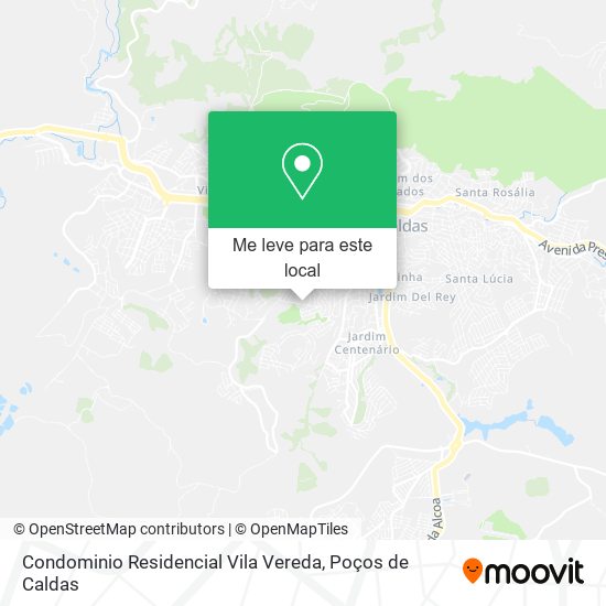 Condominio Residencial Vila Vereda mapa