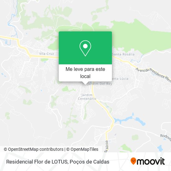 Residencial Flor de LOTUS mapa