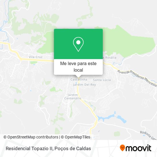 Residencial Topazio II mapa