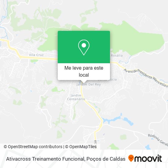 Ativacross Treinamento Funcional mapa