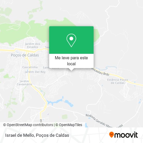 Israel de Mello mapa