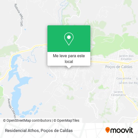 Residencial Athos mapa