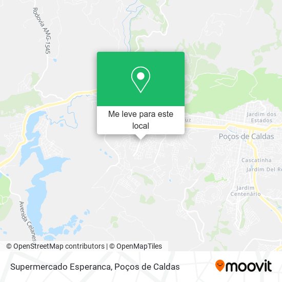 Supermercado Esperanca mapa