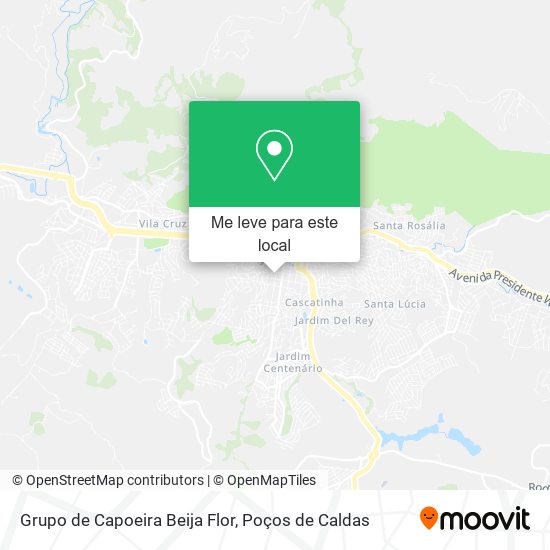 Grupo de Capoeira Beija Flor mapa