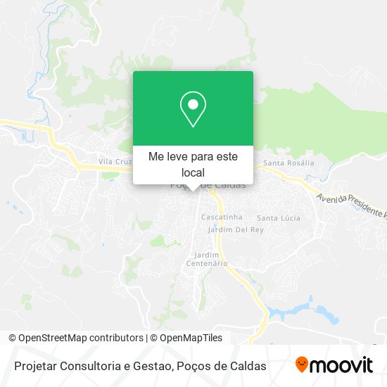 Projetar Consultoria e Gestao mapa