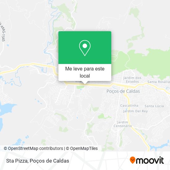 Sta Pizza mapa