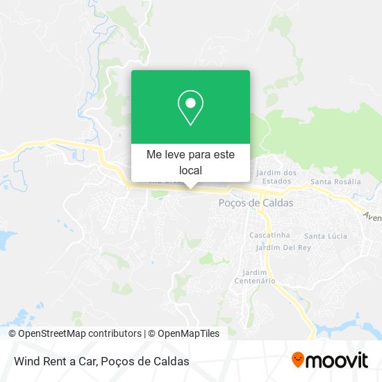 Wind Rent a Car mapa