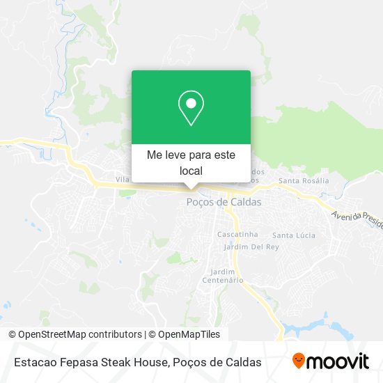 Estacao Fepasa Steak House mapa