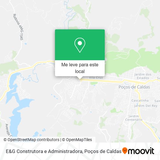 E&G Construtora e Administradora mapa