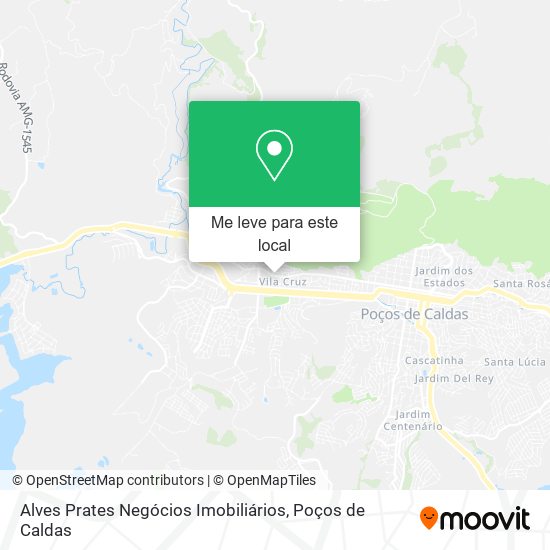 Alves Prates Negócios Imobiliários mapa