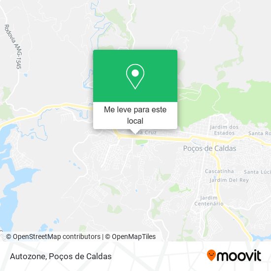 Autozone mapa