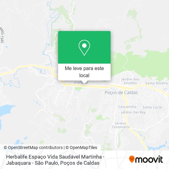 Herbalife Espaço Vida Saudável Martinha - Jabaquara - São Paulo mapa