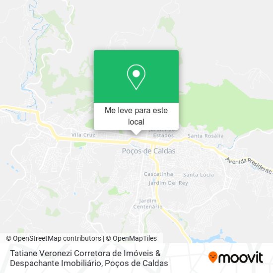 Tatiane Veronezi Corretora de Imóveis & Despachante Imobiliário mapa