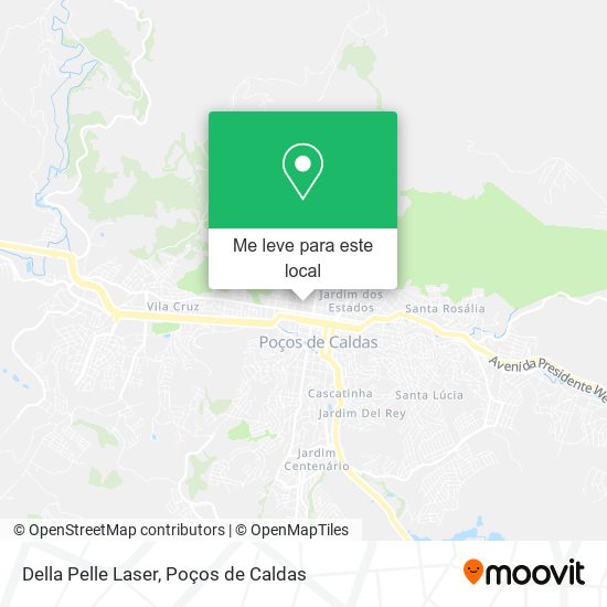Della Pelle Laser mapa