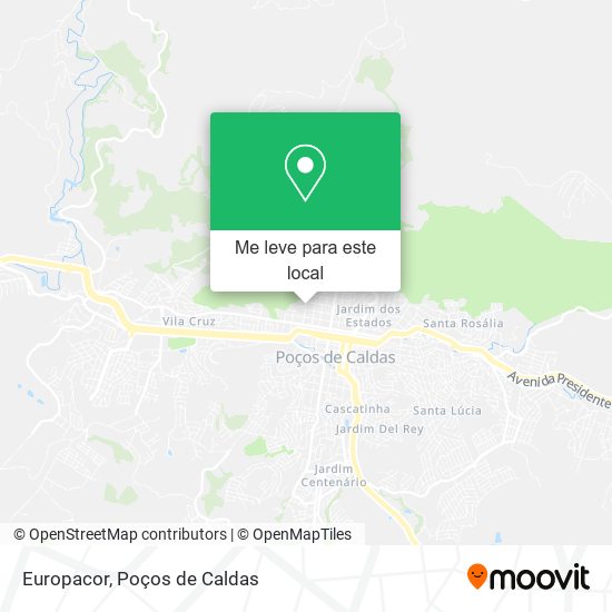 Europacor mapa