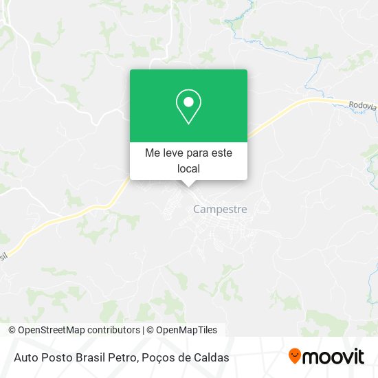 Auto Posto Brasil Petro mapa