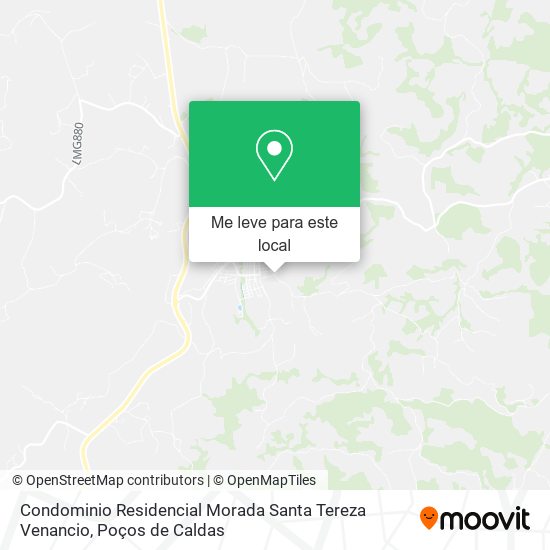 Condominio Residencial Morada Santa Tereza Venancio mapa