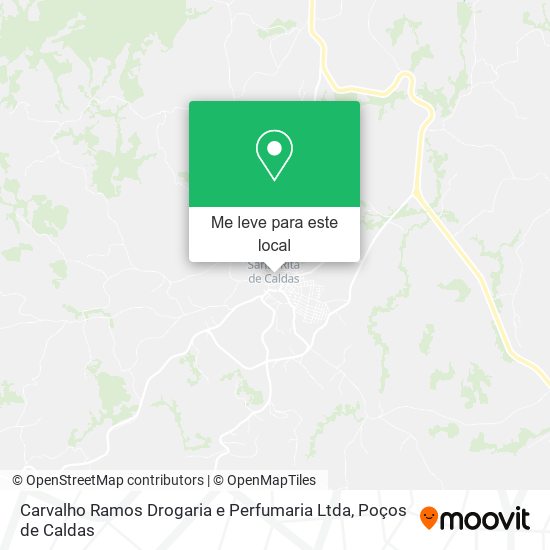 Carvalho Ramos Drogaria e Perfumaria Ltda mapa