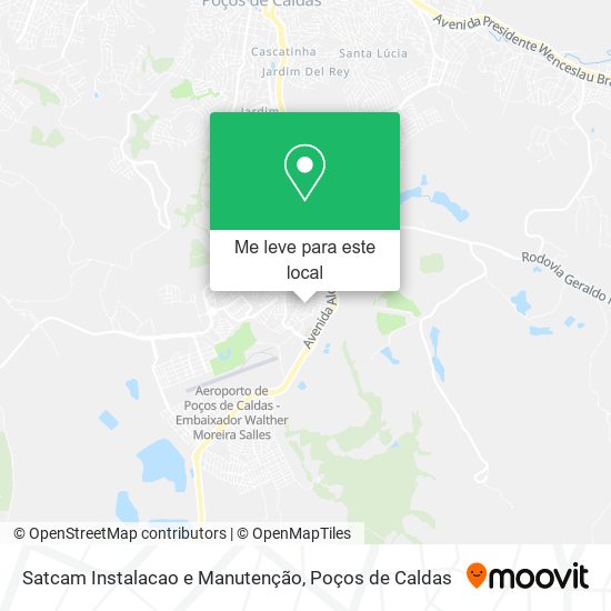 Satcam Instalacao e Manutenção mapa