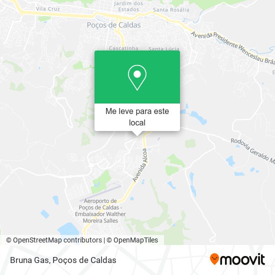 Bruna Gas mapa