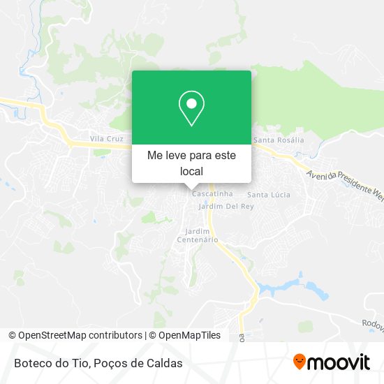 Boteco do Tio mapa