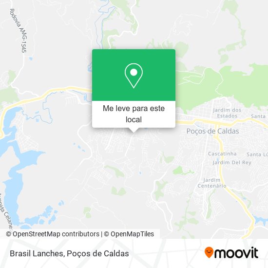 Brasil Lanches mapa