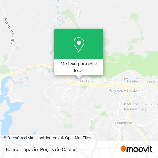 Banco Topázio mapa