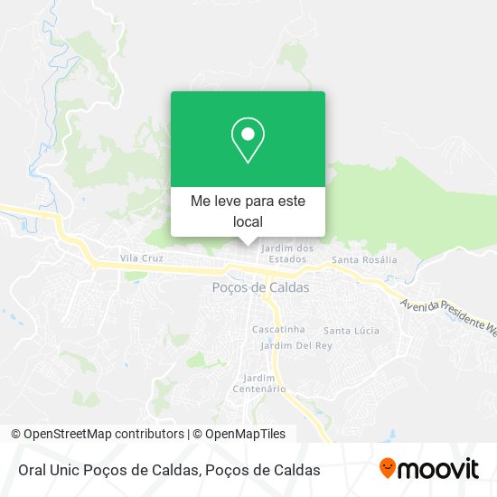 Oral Unic Poços de Caldas mapa