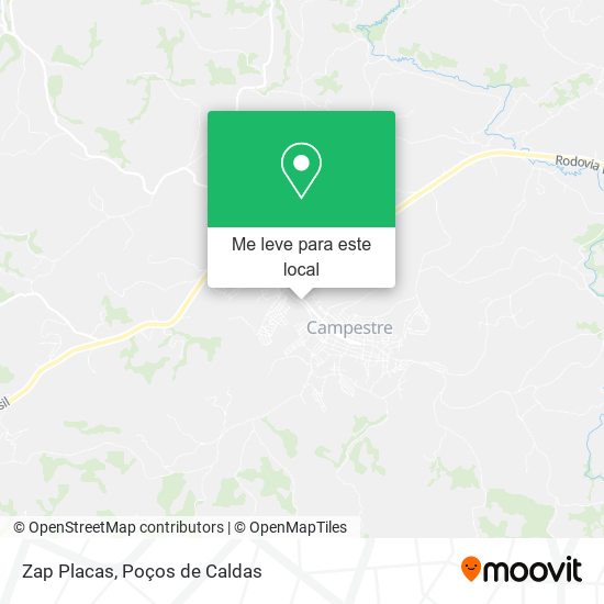 Zap Placas mapa
