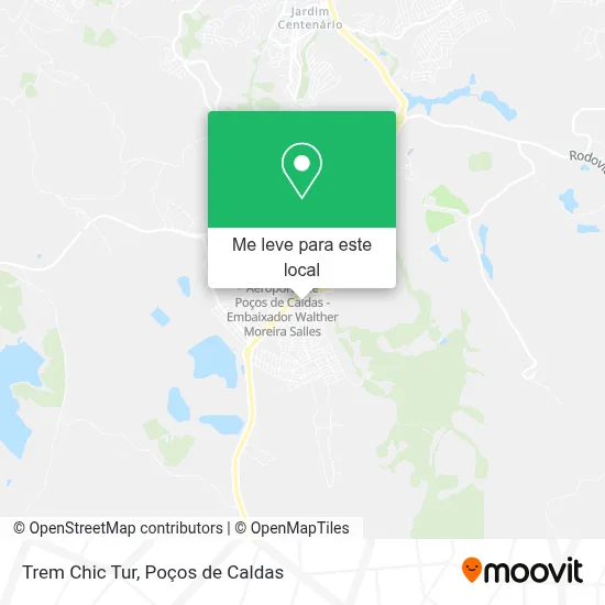 Trem Chic Tur mapa
