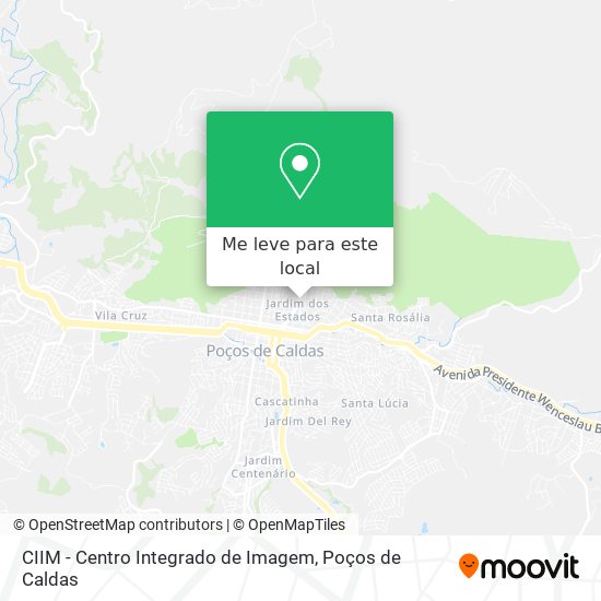 CIIM - Centro Integrado de Imagem mapa