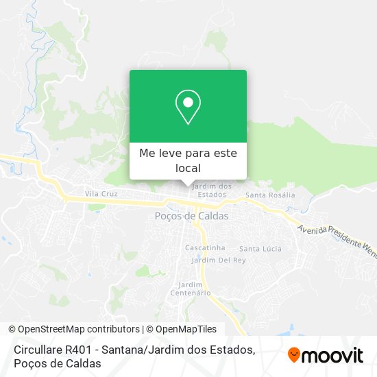 Circullare R401 - Santana / Jardim dos Estados mapa