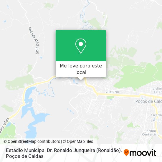 Estádio Municipal Dr. Ronaldo Junqueira (Ronaldão) mapa
