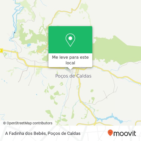 A Fadinha dos Bebês mapa