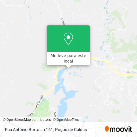 Rua Antônio Bortolan 161 mapa