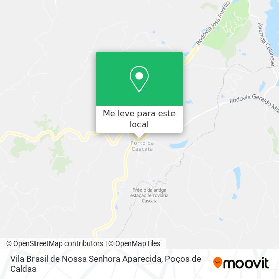 Vila Brasil de Nossa Senhora Aparecida mapa