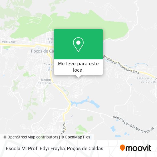 Escola M. Prof. Edyr Frayha mapa