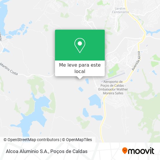 Alcoa Aluminio S.A. mapa