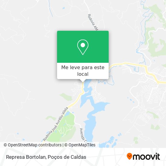 Represa Bortolan mapa