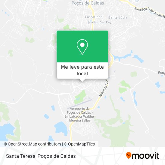Santa Teresa mapa