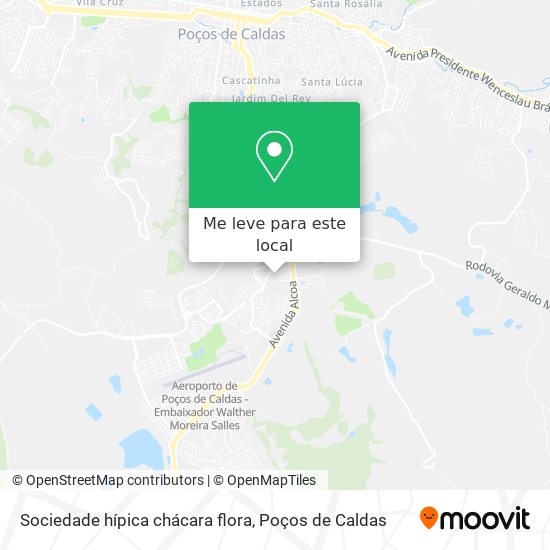 Sociedade hípica chácara flora mapa